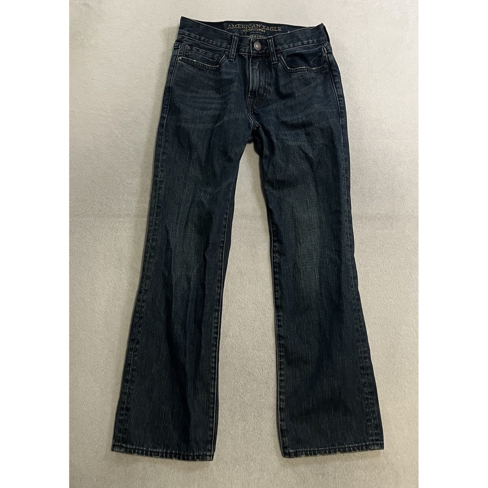 American Eagle Original Bootcut Jeans Men's Size 26x30 Blue Denim Dark Wash